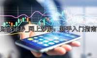 网上炒股：新手入门指南